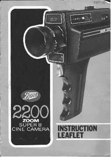 Boots Chemist Compact 2200 manual. Camera Instructions.